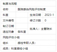 5.3各通俗科室每年至多开展一次科内病院传染风